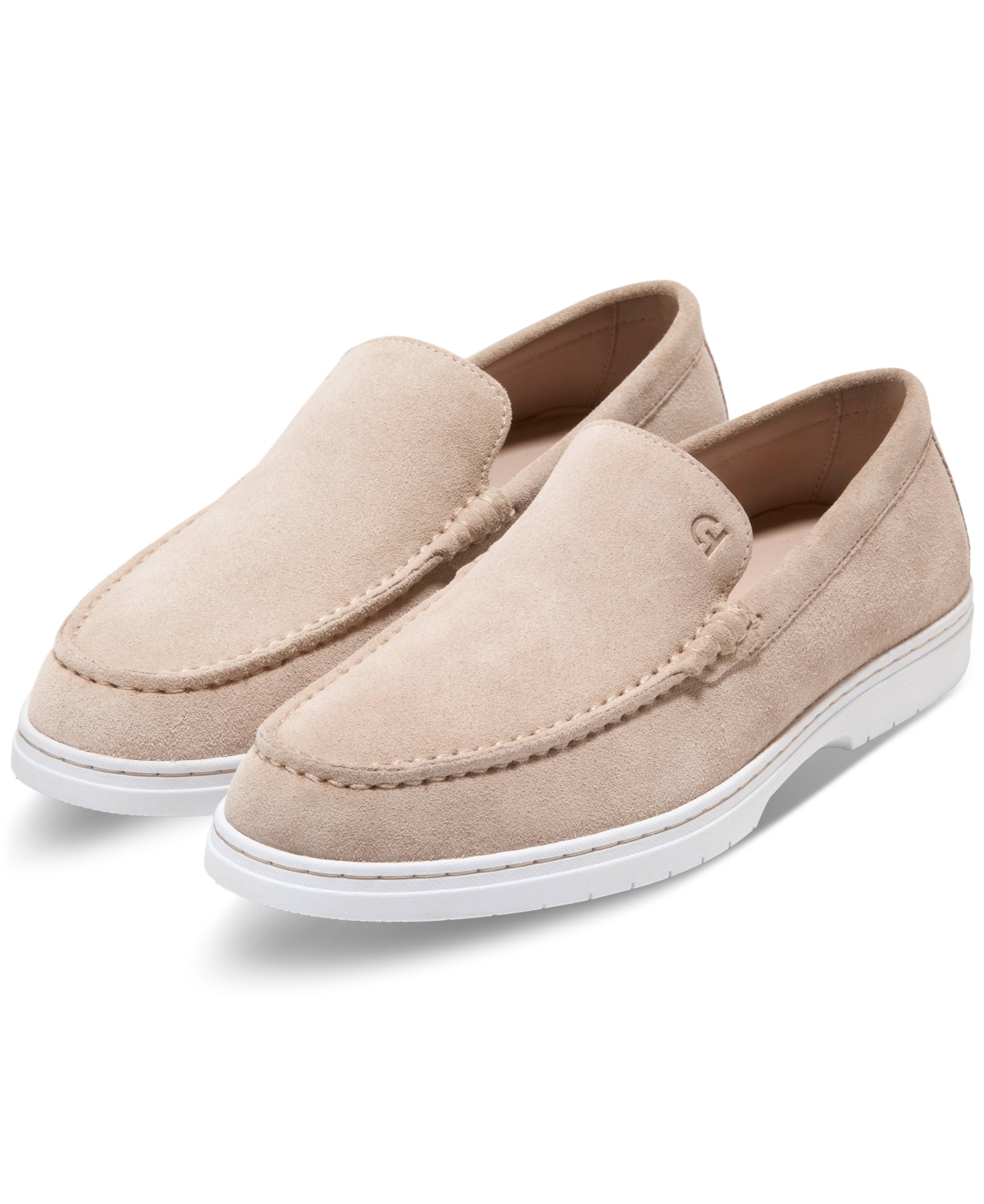 Cole Haan American Classics Hampton Loafer In Light Sesame Suede