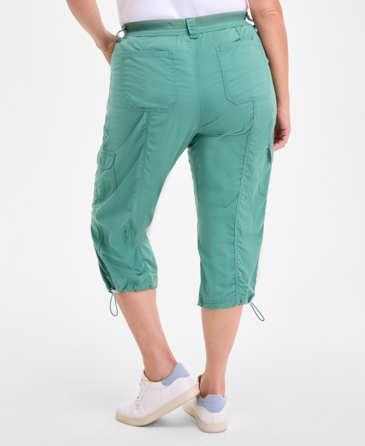 Style & Co Plus Size Cargo Capri Pants, Exclusively At Macy's