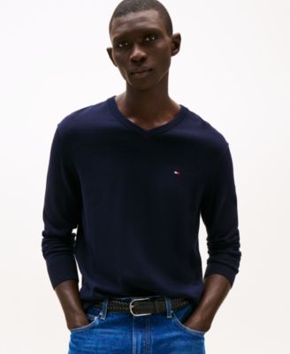 Tommy Hilfiger - Essential Solid V-Neck Sweater