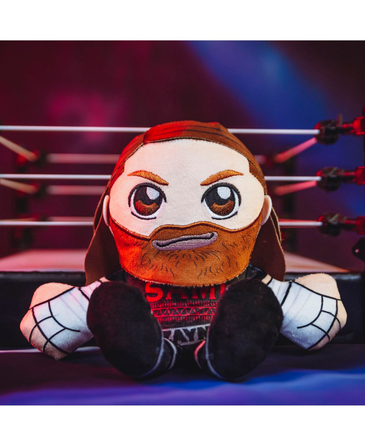 Детская мягкая игрушка Bleacher Creatures Sami Zayn 8" Chibi-Inspired Kuricha Plush — фото 4