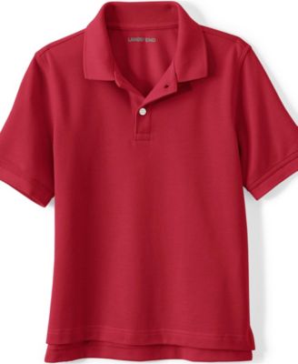 Girls Short Sleeve Mesh Polo Shirt