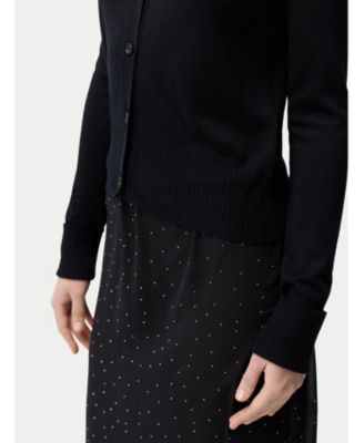 Women's Cashmere Silk Buttoned Cardigan