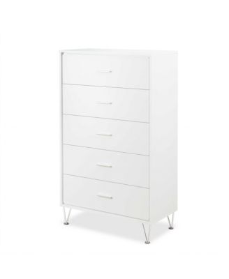 Five-Drawer Dresser for Bedroom Storage and Organization