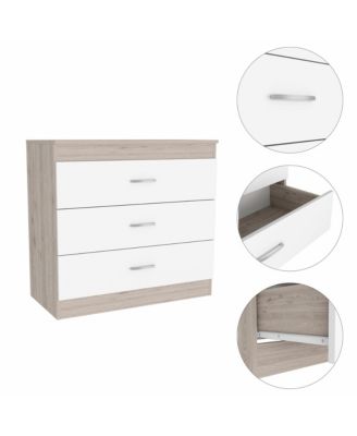Modern Three-Drawer Dresser for Small Spaces and Home Organization