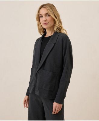 Women's Organic Cotton Airplane Relaxed Blazer