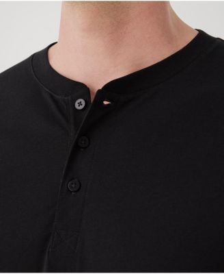 Men's Organic Cotton Softspun Long Sleeve Henley