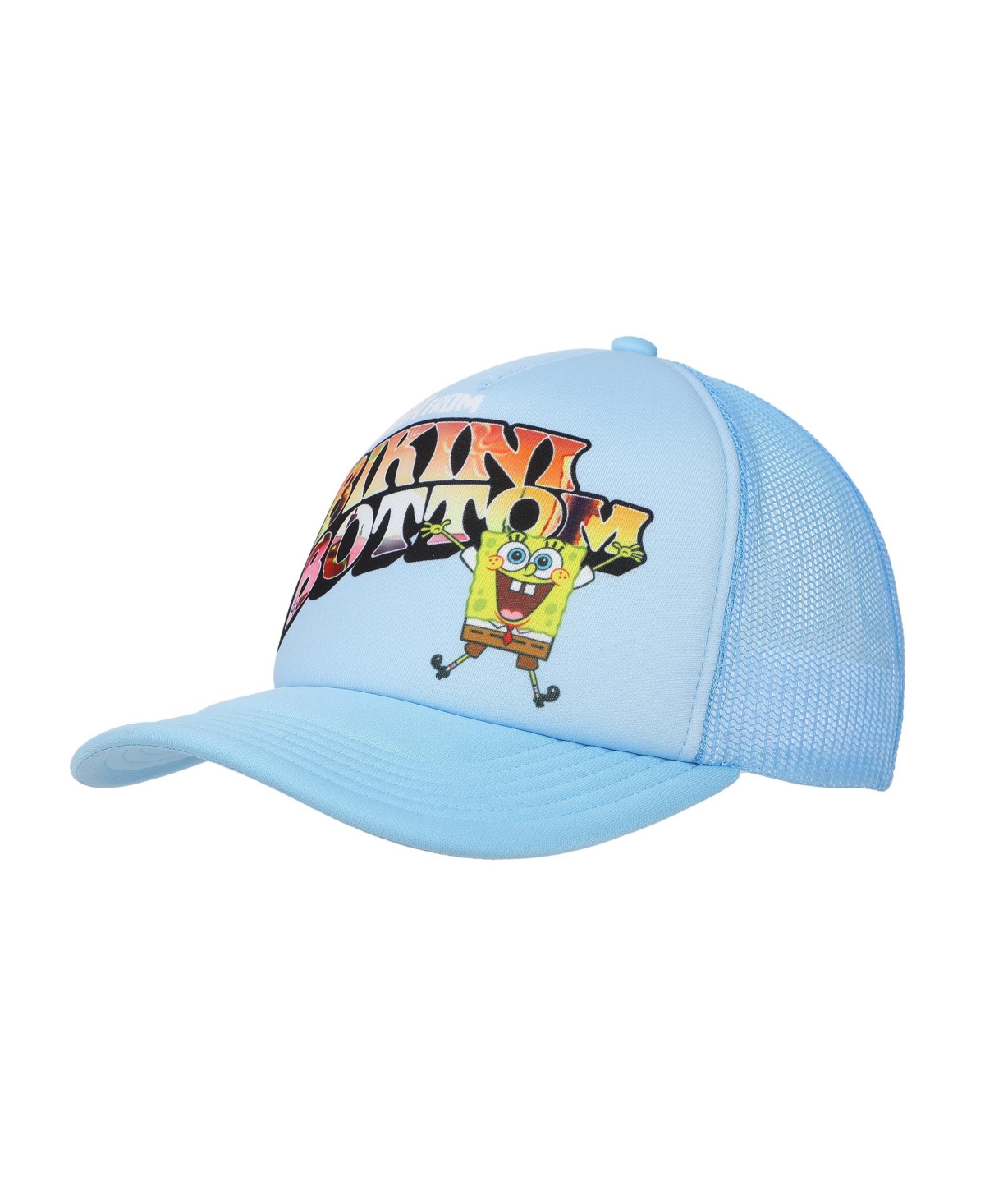 Men's Bikini Bottom Blue Trucker Hat - Spongebob bikini bottom