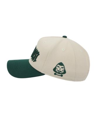 Men's Universe Dr. Doom Off-white & Green A-Frame Snapback Hat