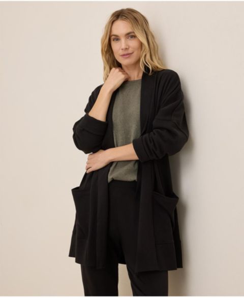 Женские Pact Women's Organic Cotton Airplane Wrap Cardigan
