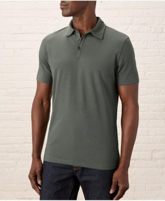 Men's Organic Cotton Luxe Stretch Jersey Slim Polo