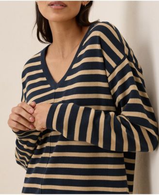 Women's Organic Cotton Classic Fine Knit Relaxed Sweater