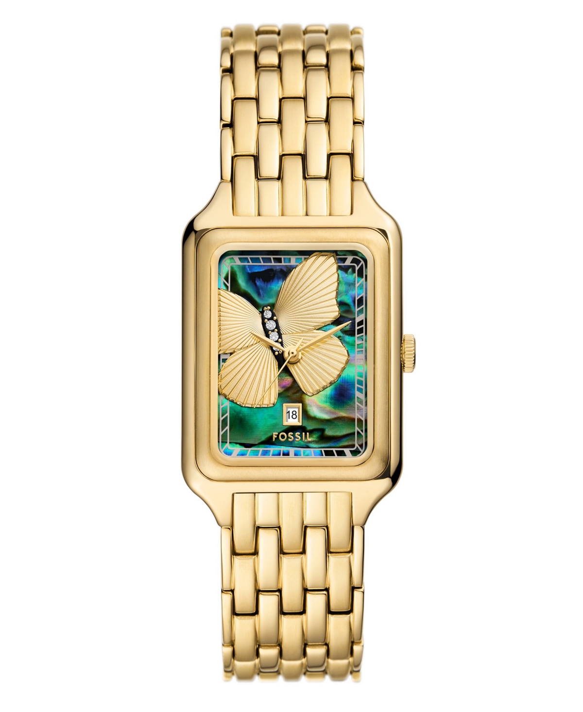 Women's Raquel Three-Hand Date Stainless Steel Watch, 26mm - Gold-Tone