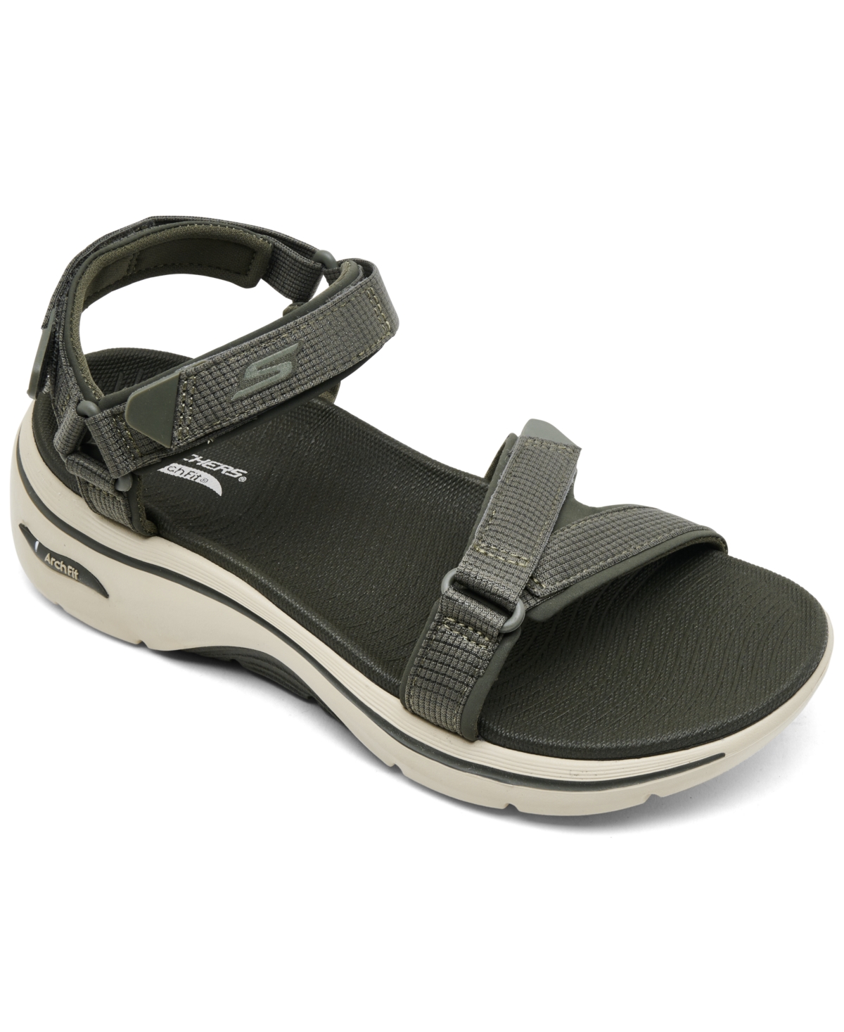 Women's Go Walk Arch Fit 2.0 - Exhilarate Sandals from Finish Line - Olive
