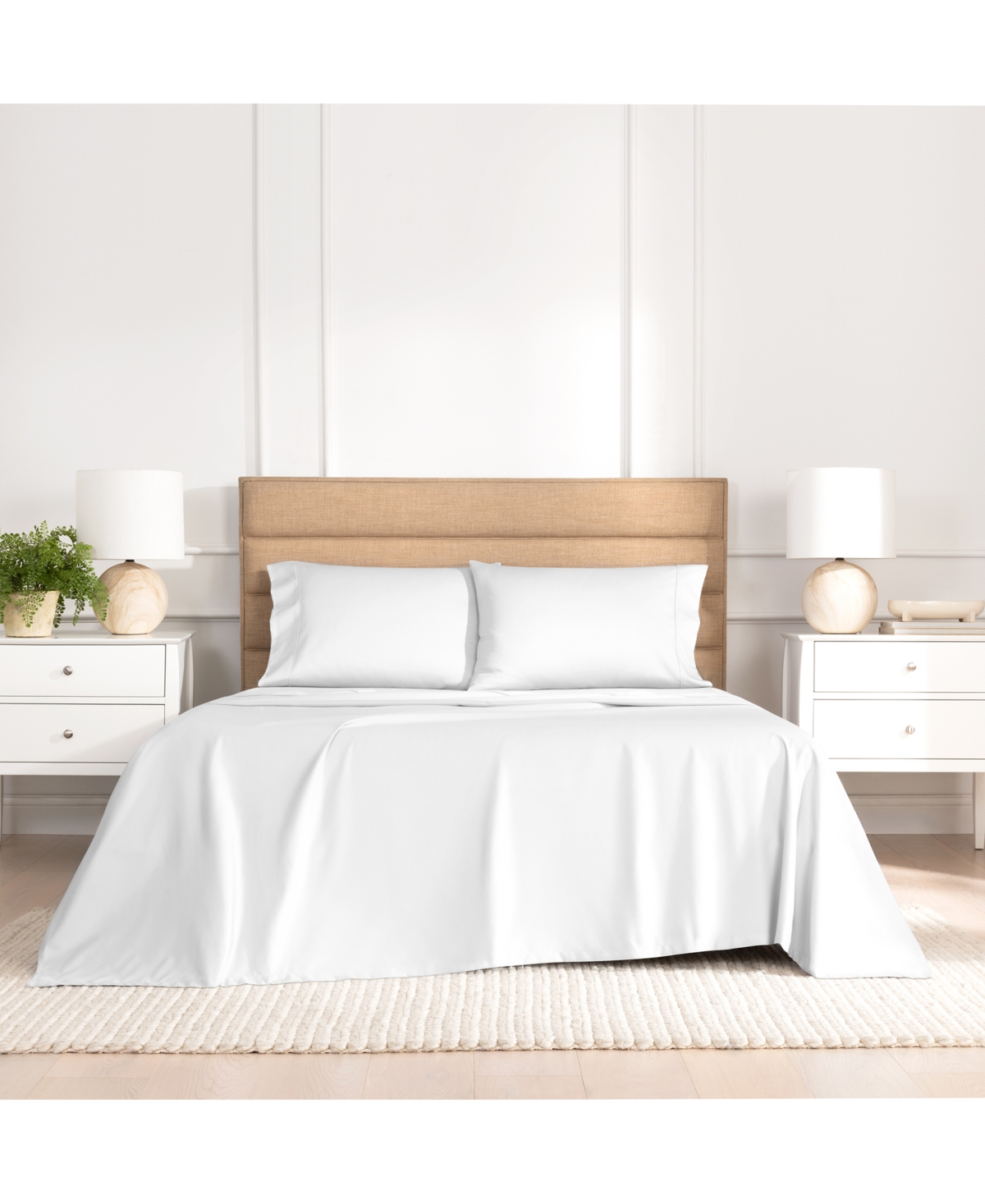 SERENE SLEEP HIGH IQ COOL COMFORT 1000-THREAD COUNT 4-PC. SHEET SET, CALIFORNIA KING 