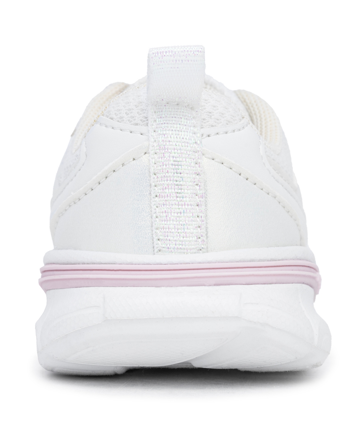 Nautica Toddler And Little Girls Albis Casual Sneakers In White,iri,pink