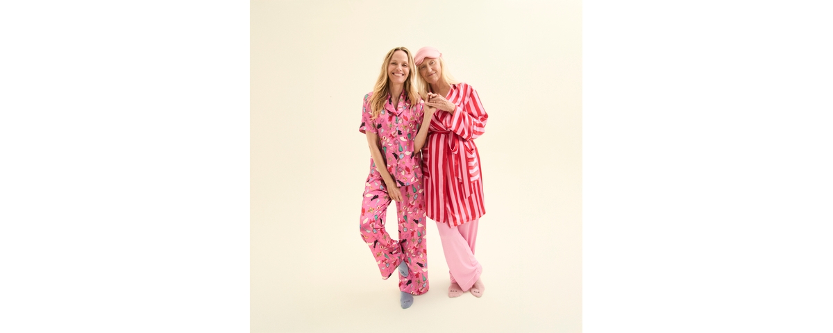 MACY'S FLOWER SHOW WOMEN'S STRIPED MIDI LENGTH ROBE, EXCLUSIVELY AT MACY'S 