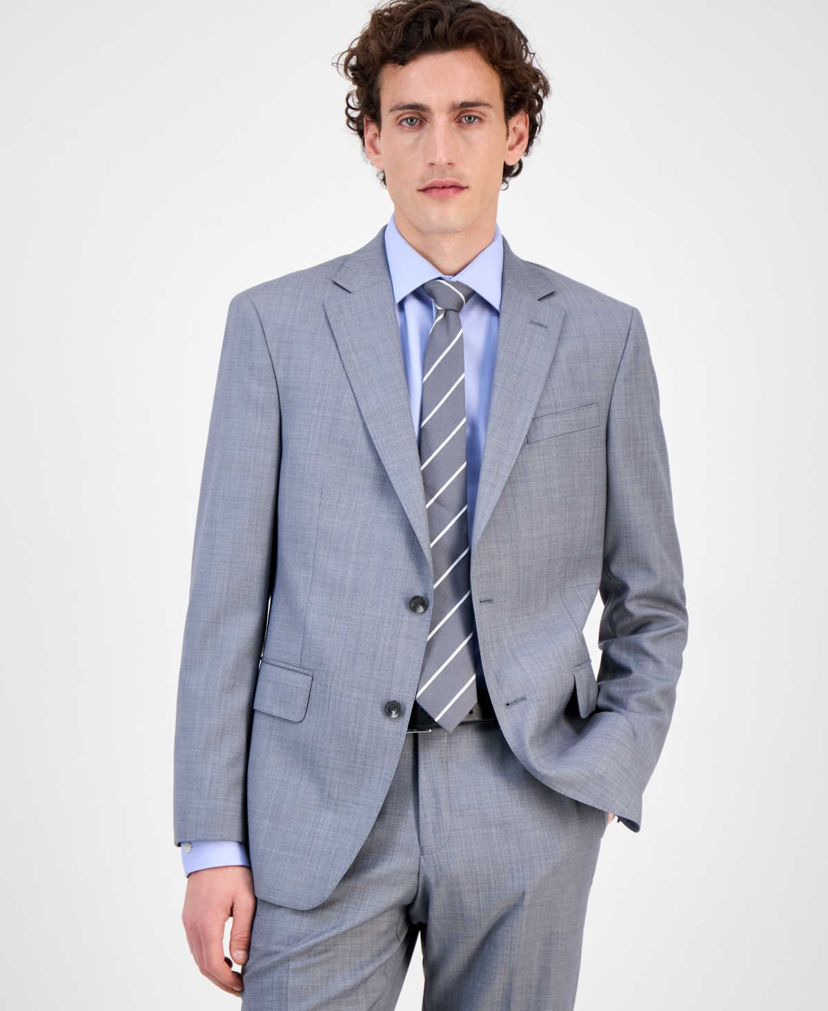 CHARLES TYRWHITT MEN'S CLASSIC-FIT SUIT SEPARATES JACKET 