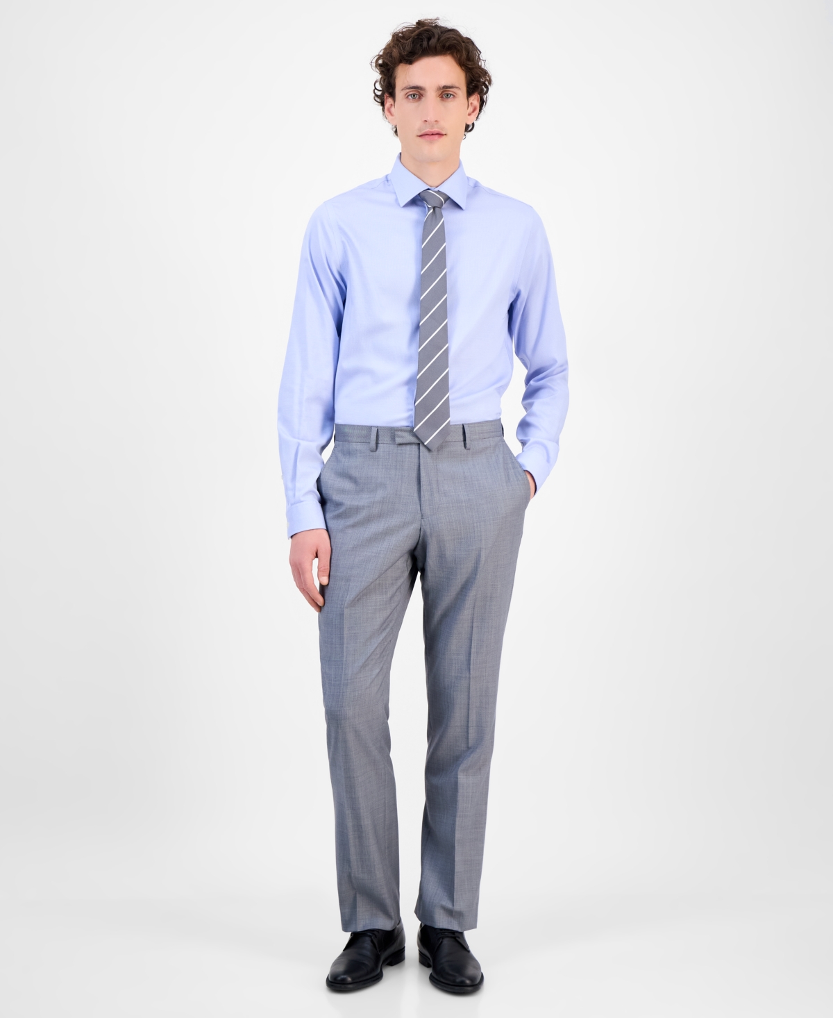 CHARLES TYRWHITT MEN'S CLASSIC-FIT SUIT SEPARATES PANT 