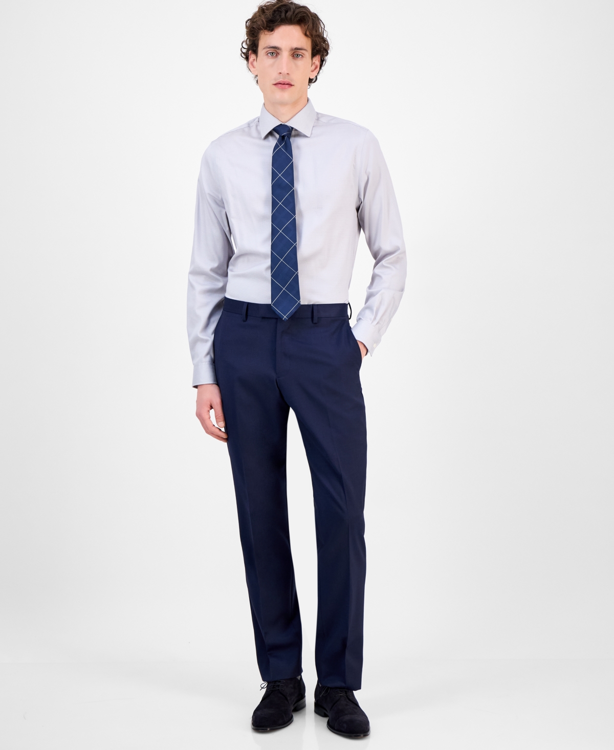 CHARLES TYRWHITT MEN'S CLASSIC-FIT SUIT SEPARATES PANT 
