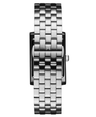 Men's Newporter Silver Tone Stainless Steel Bracelet Watch, 28mm