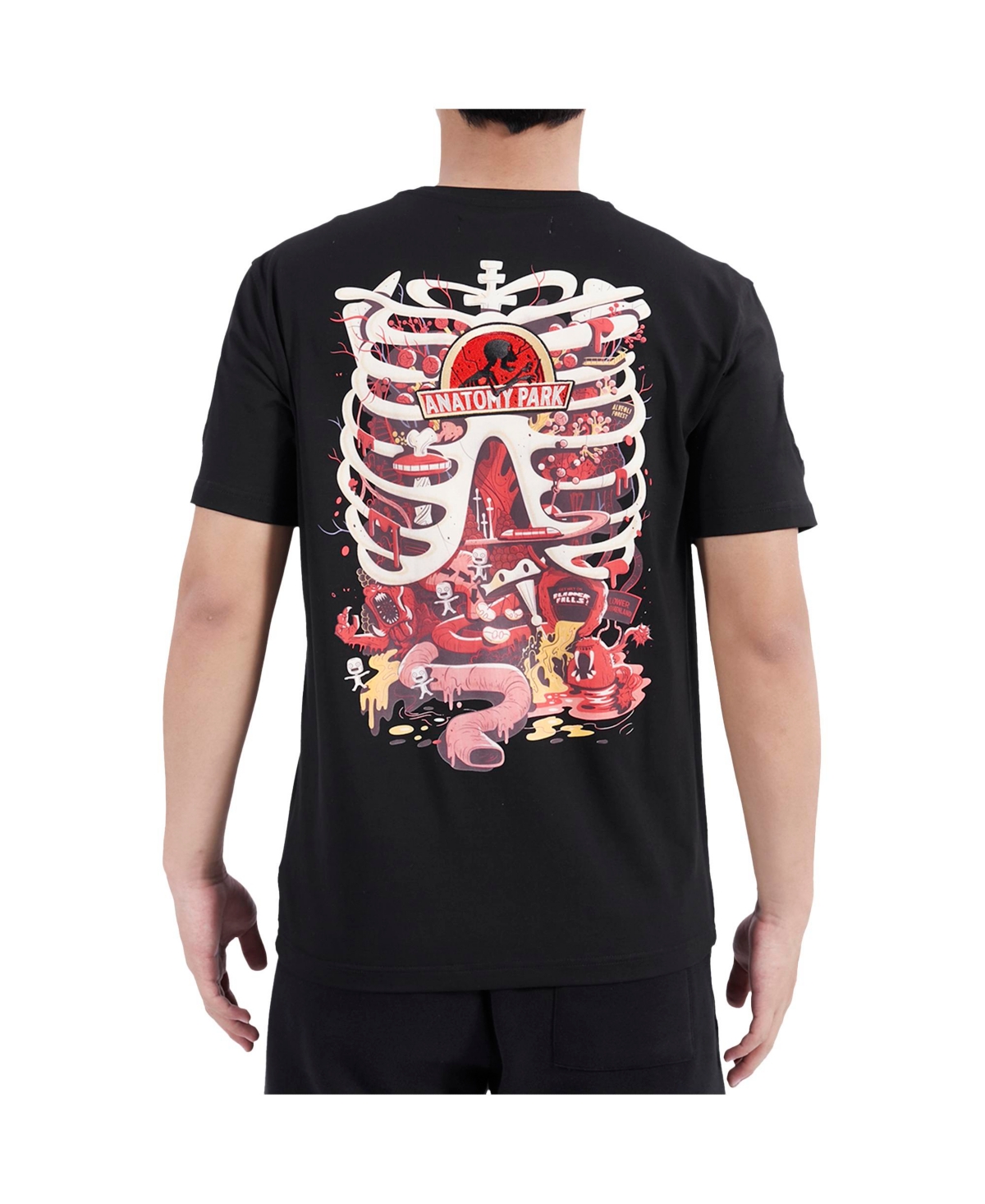 Freeze Max Men's Black Rick And Morty Anatomy Park T-shirt In Black