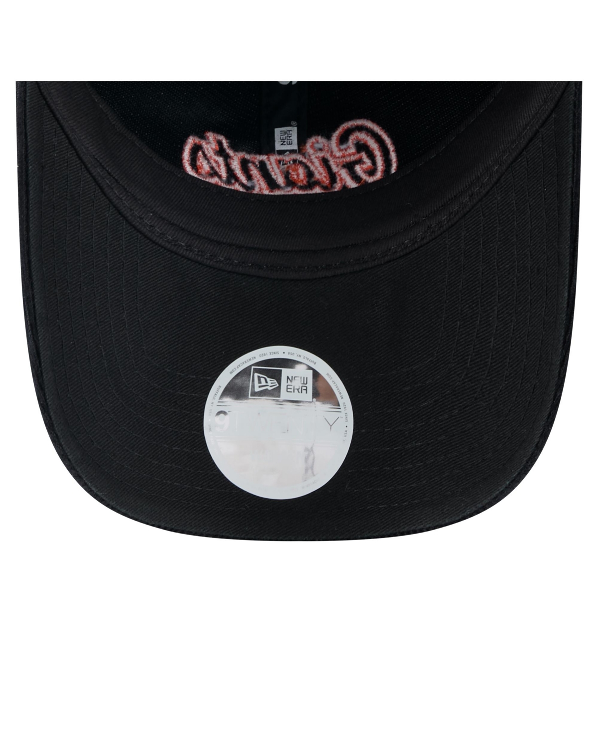 New Era Women's Navy Houston Astros Corduroy 9twenty Adjustable Hat In Black