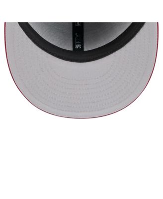 Men's Black/Red Arizona Diamondbacks Retro Pattern 59FIFTY Hat
