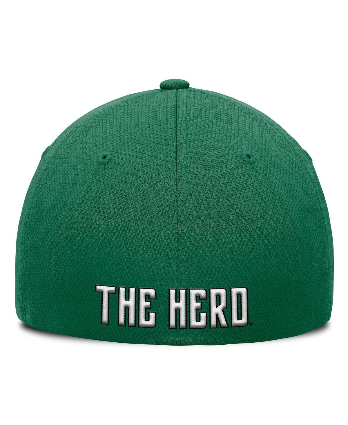 Top Of The World Men's Kelly Green Marshall Thundering Herd Reflex Flex Hat In Kelly Green