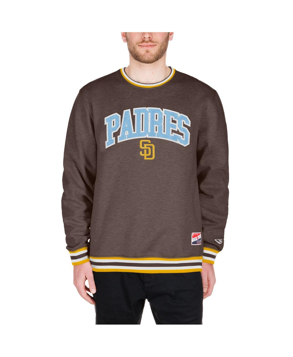 Shop New Era Men's Brown San Diego Padres Father's Day Pullover Sweatshirt