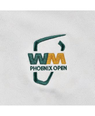 Women's White 2025 WM Phoenix Open Rose Jacquard Quarter-Zip Top