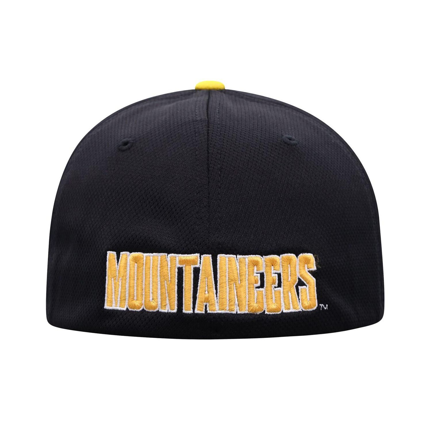 Men's Black Appalachian State Mountaineers Reflex Two-Tone Flex Hat