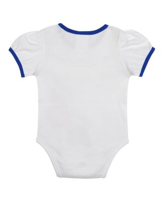 Baby Boys and Girls 3-Piece White Philadelphia Phillies Sweet Catcher Headband Skirt Set