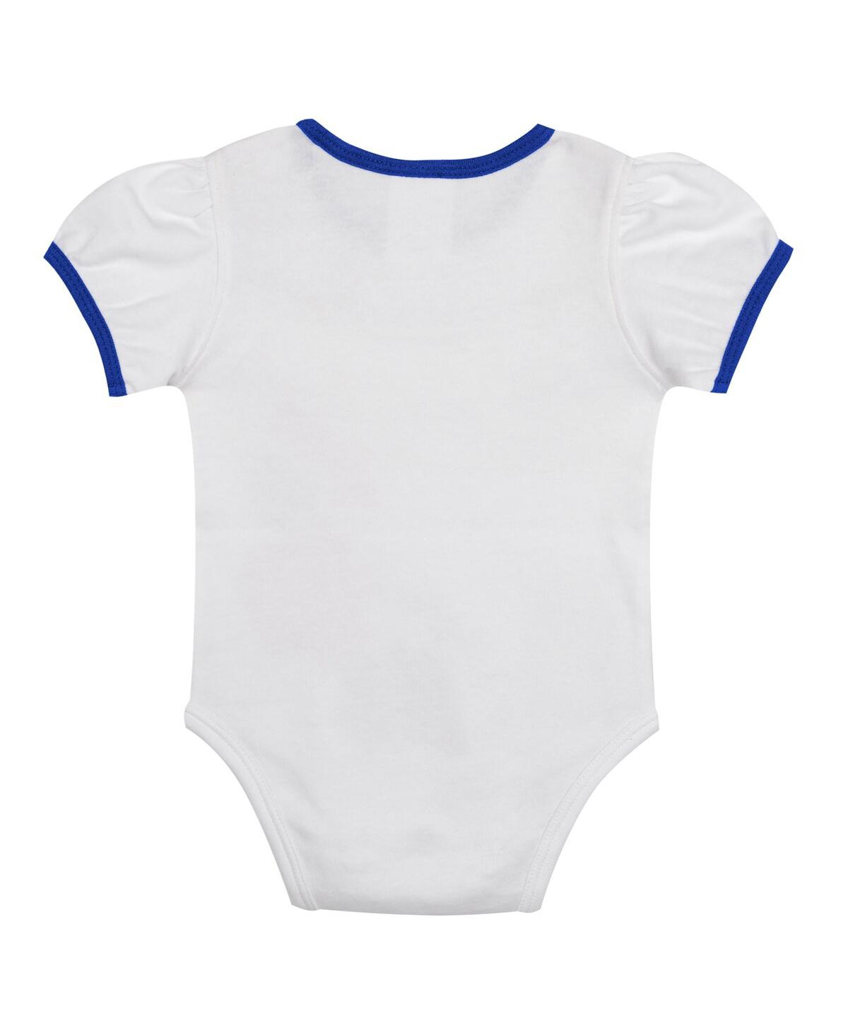 Outerstuff Baby Boys And Girls 3-piece White Philadelphia Phillies Sweet Catcher Headband Skirt Set In White