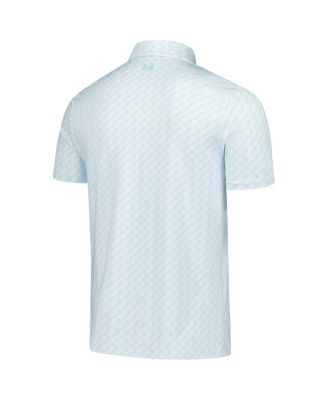 Men's Light Blue THE PLAYERS Drive Clubhouse Grid Polo Shirt
