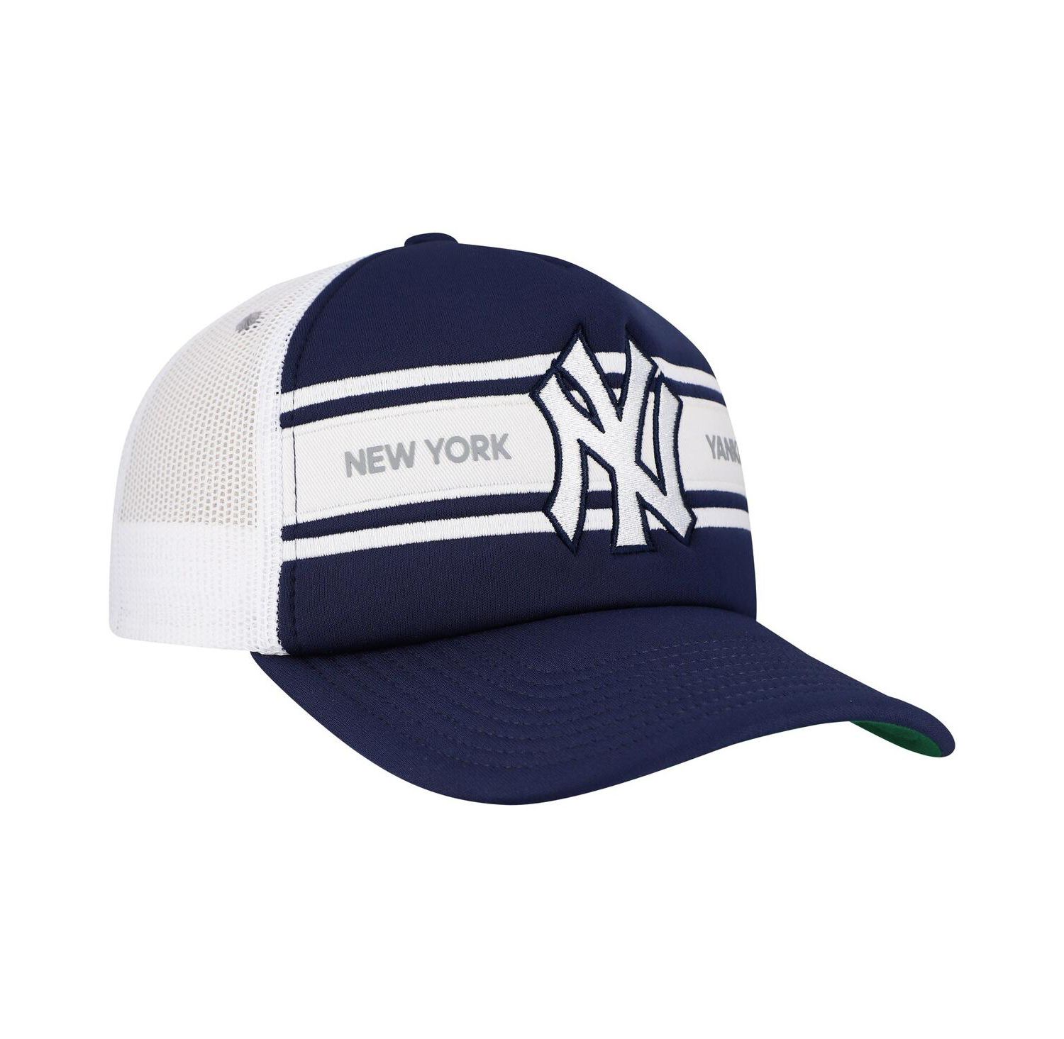 Men's Navy New York Yankees Sideline Trucker Adjustable Hat