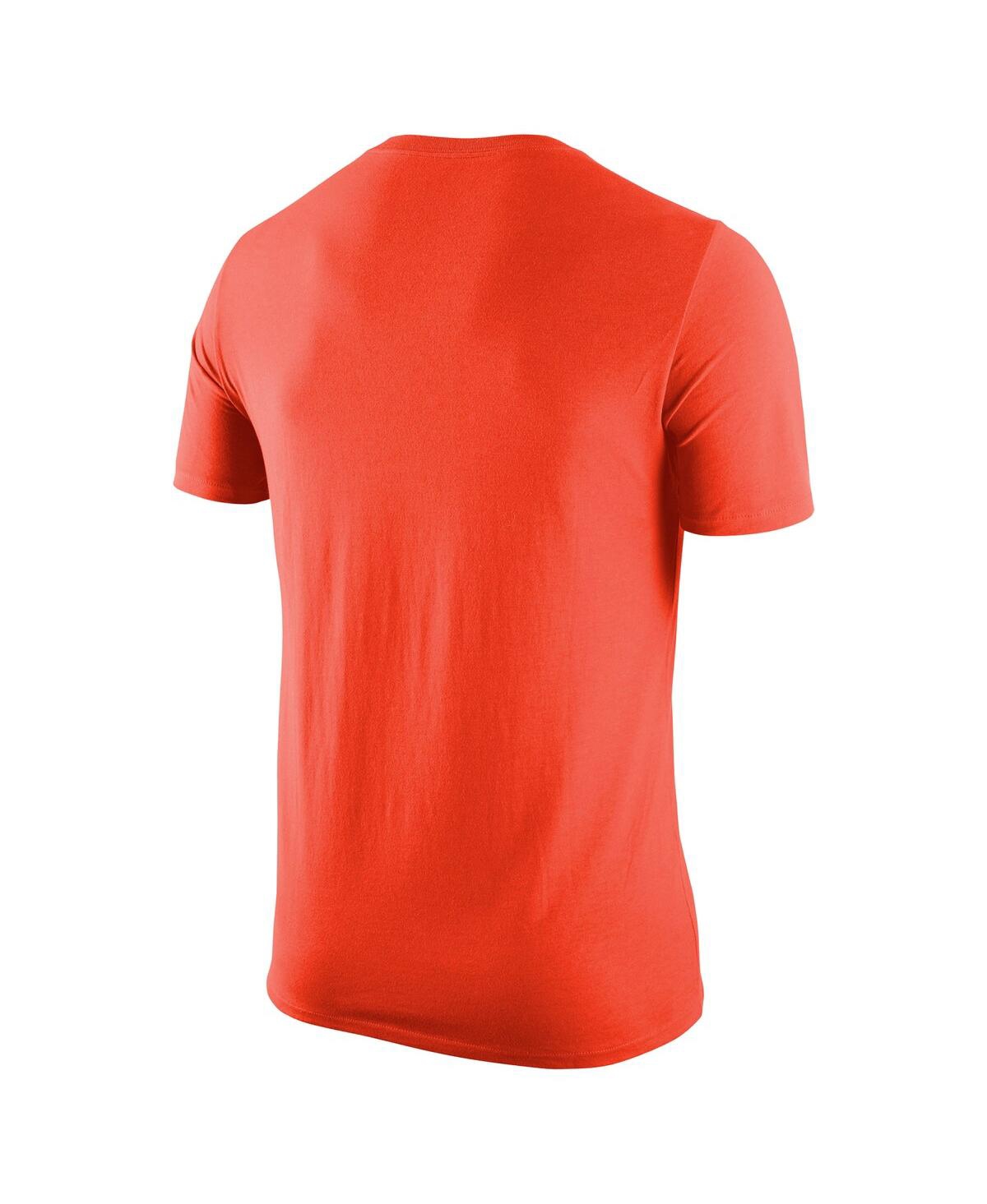 Nike Men's Orange Virginia Cavaliers Arch Logo T-shirt In Orange