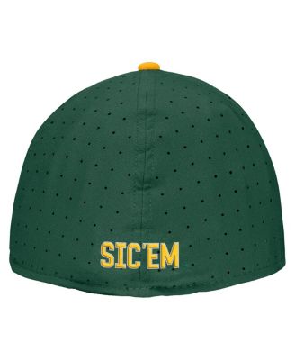 Men's Green Baylor Bears On-Field True Performance Baseball Fitted Hat