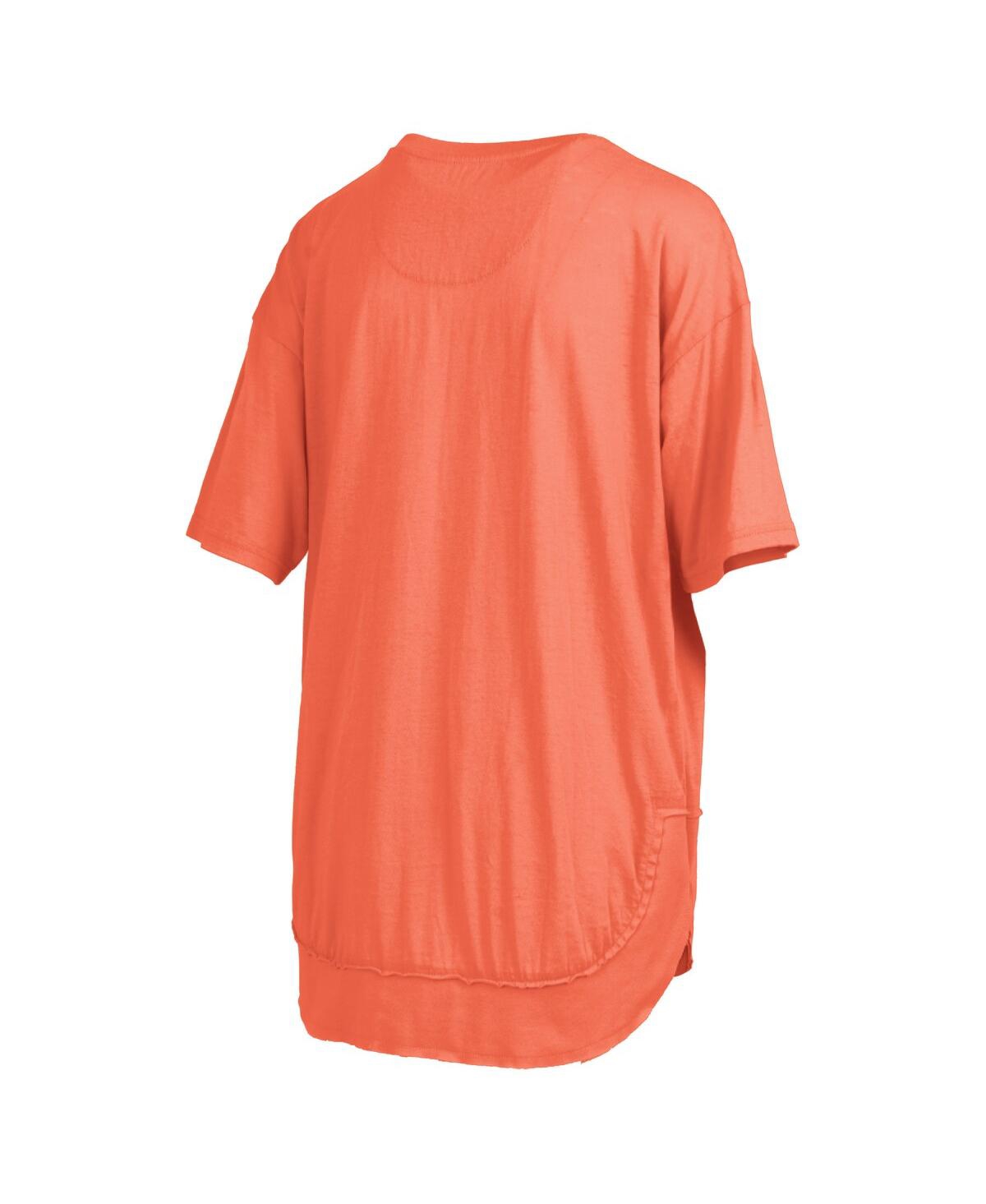 PRESSBOX WOMEN'S ORANGE FLORIDA GATORS PONCHO T-SHIRT 