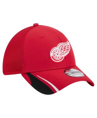 Men's Red Detroit Red Wings Linear Featherweight 39THIRTY Flex Hat