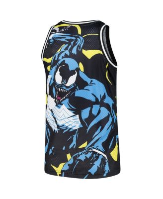 Men's Black Venom Big Print Mesh Jersey