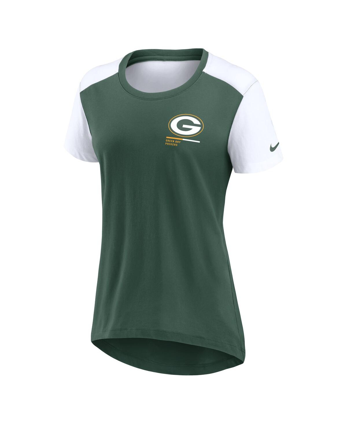 Nike Green Green Bay Packers Performance Fashion T-shirt In Green