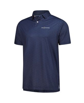 Men's Navy THE PLAYERS ProDry Bounce Print Stretch Pique Polo Shirt