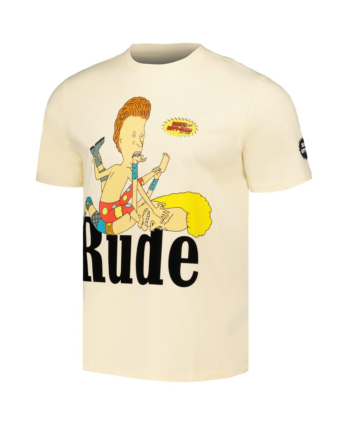 Freeze Max Men's Cream Beavis And Butt-head T-shirt In Cream