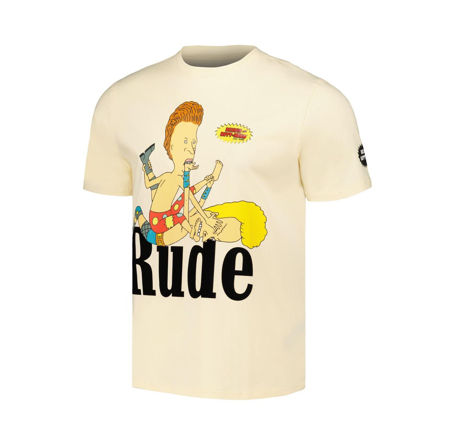 Men's Cream Beavis and Butt-Head T-Shirt