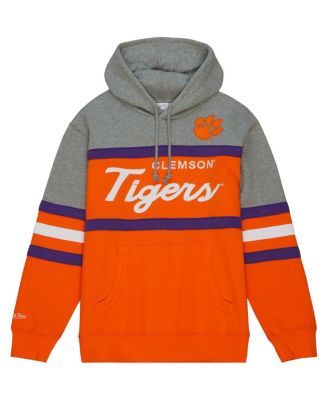 Men's Orange Clemson Tigers Head Coach Pullover Hoodie