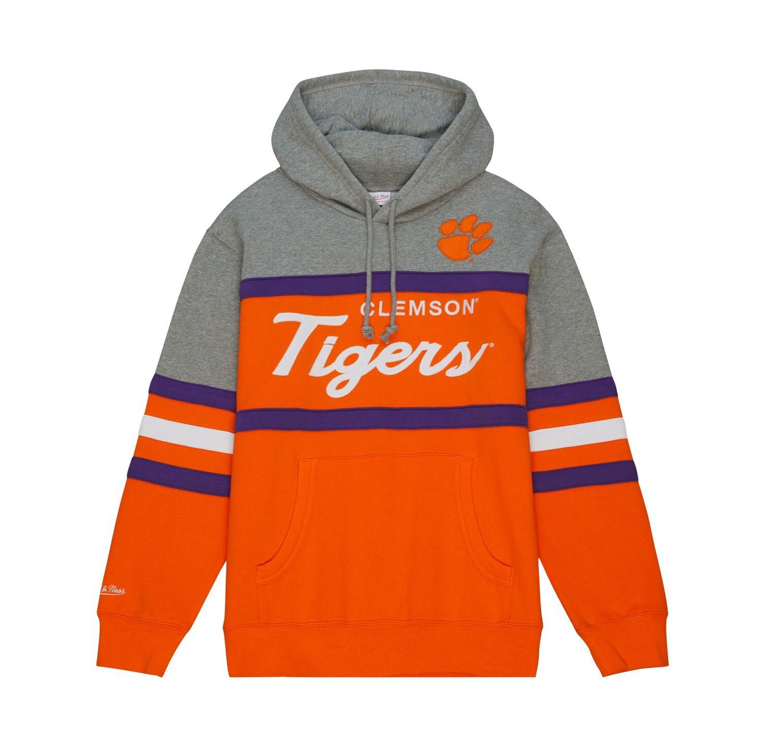 Men's Orange Clemson Tigers Head Coach Pullover Hoodie