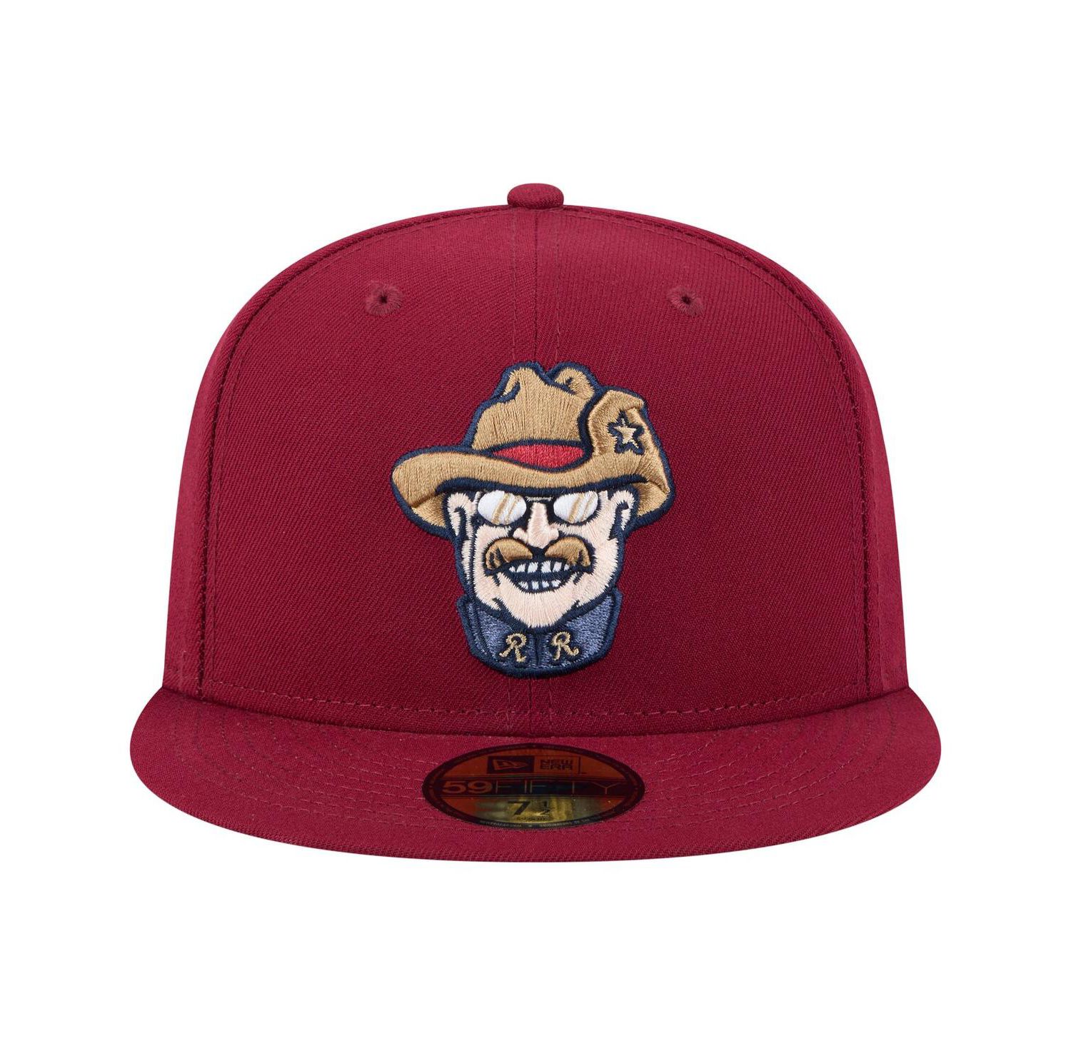 Men's Burgundy Frisco RoughRiders Authentic Collection 59FIFTY Hat