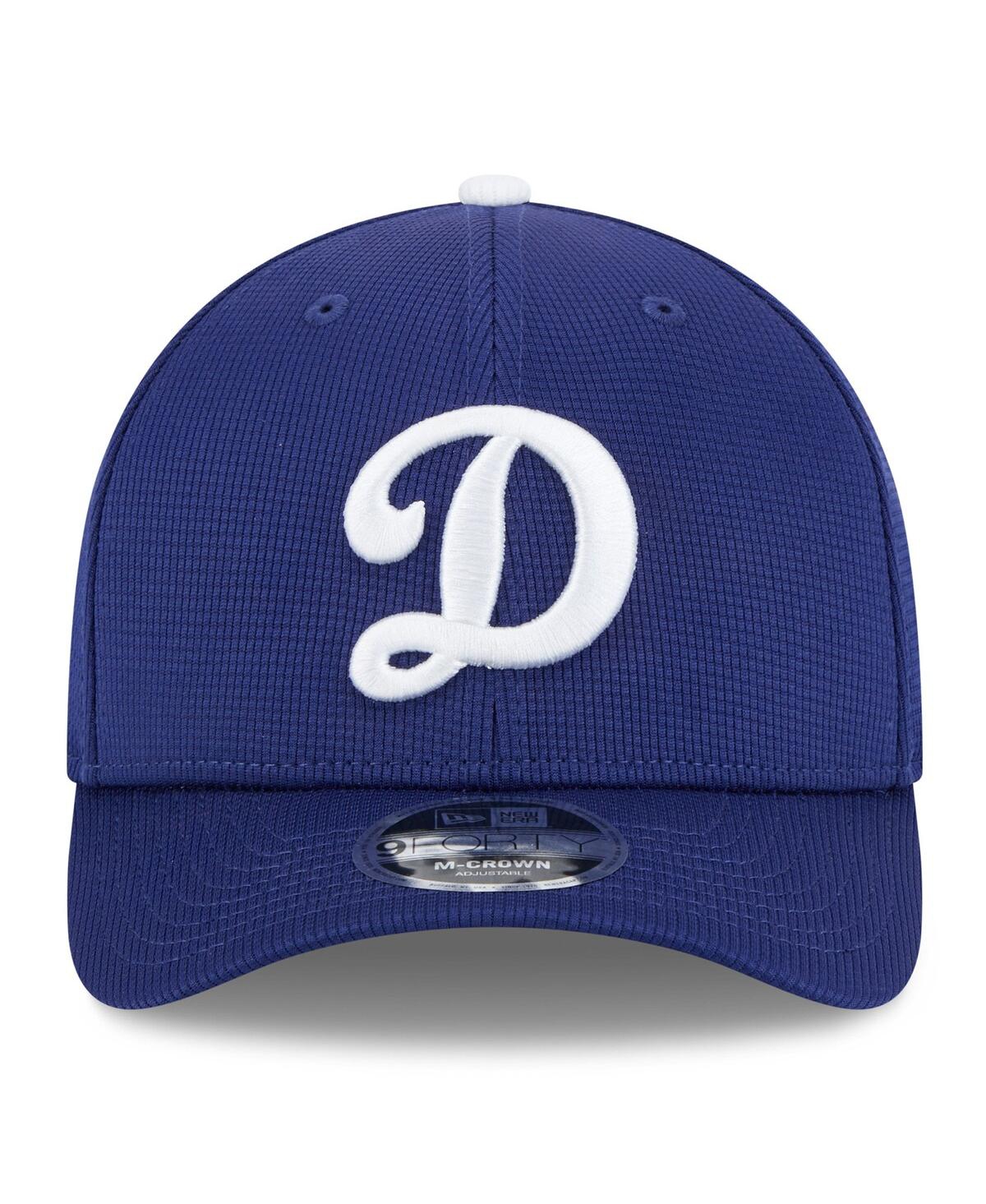 New Era Men's Royal Los Angeles Dodgers 2025 Batting Practice 9forty M-crown Adjustable Hat In Royal