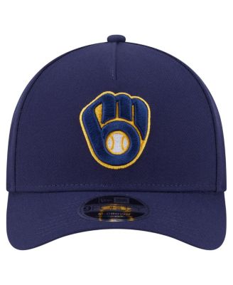 Men's Navy Milwaukee Brewers 9FORTY M-Crown Adjustable Hat