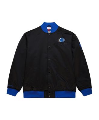 Men's Black Orlando Magic Hardwood Classics Team OG 3.0 Lightweight Satin Full-Snap Jacket